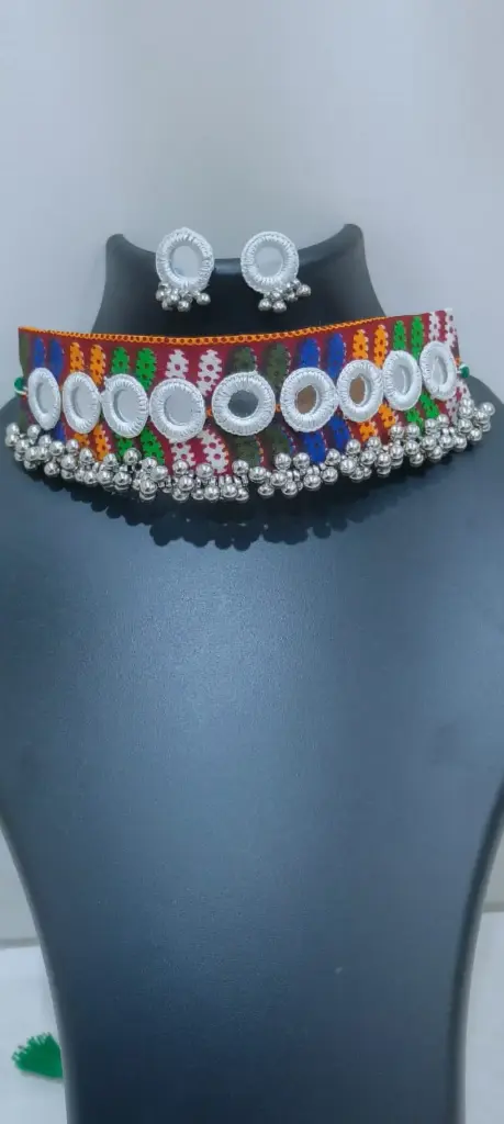 "Rani" Mirror Work Choker Set